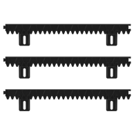 Mètre de crémaillère pour portail coulissant - Fixation basse
