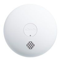 Somfy 1870289 - Détecteur de fumée connecté, Sirène 85dB, Compatible Somfy Home Alarm, et Somfy One (+), Blanc