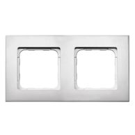 Cadre double blanc