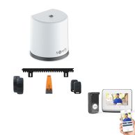 Motorisation Freevia Essential pour portail coulissant et Visiophone V350 connect