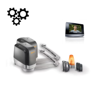 Motorisation Lockyvia Essential pour portail battant + visiophone