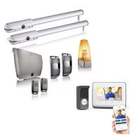 Moteur pour portail battant SGS Essential et visiophone V350 connect