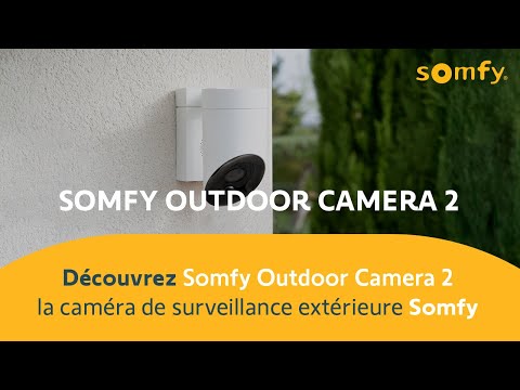 Somfy Outdoor Camera Blanche 2- alarme et vidéosurveillance La
