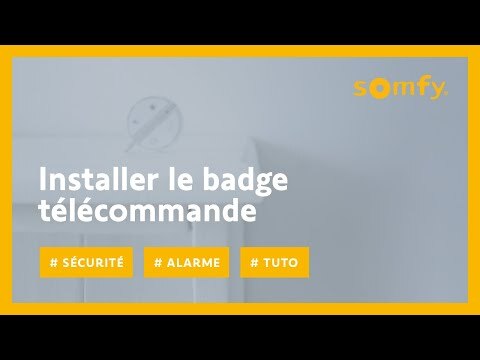 Protection pile Badge télécommande Somfy home alarm protect alarme MyFox  ROUGE -  France