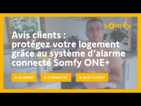 Somfy 2401493 - Somfy One + | Système d'Alarme avec Caméra de Surveillance  intégrée Full HD | Sirène 90dB | Vision Grand Angle 130°| Détecteur de