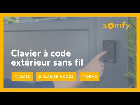 Clavier à code radio Somfy RTS