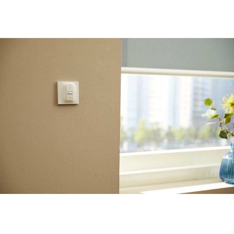 Interrupteur Inverseur Volet Roulant Encastré SOMFY INIS Blanc 80x80 Mm - Version Filaire - Neuf