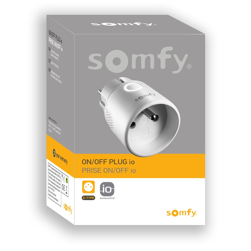Somfy 3 Prises pour éclairages télécommandés avec télécommande 