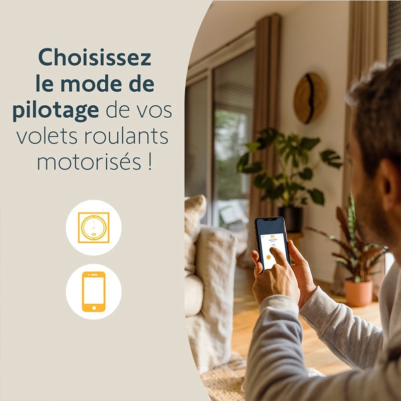 Kit de motorisation radio io pour volet roulant RMS 2600 avec TaHoma switch et capteur d'ensoleillement et de température - L-1245875 - 3 - Somfy