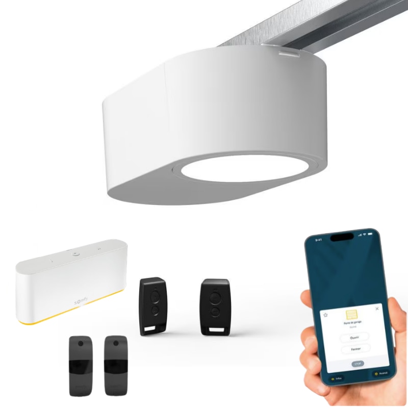 Image Motorisation connectée porte de garage Serenia® io 700 avec TaHoma® switch