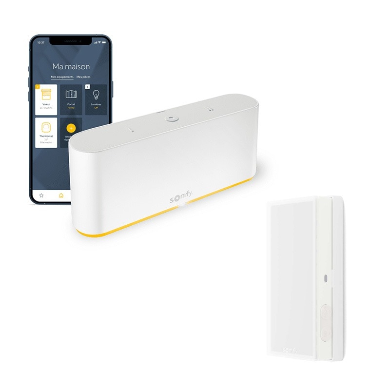 Image TaHoma switch et capteur d'ensoleillement et température