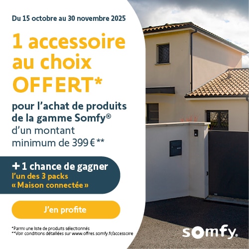 offre promotionnelle Somfy accessoires