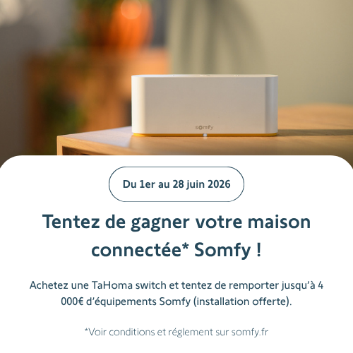 Découvrez TaHoma switch la box domotique pour piloter votre logement connecté