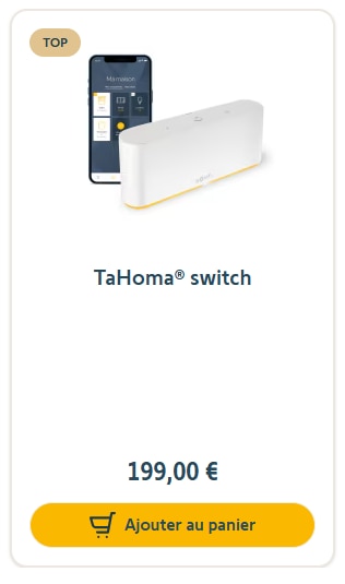 Box domotique TaHoma switch
