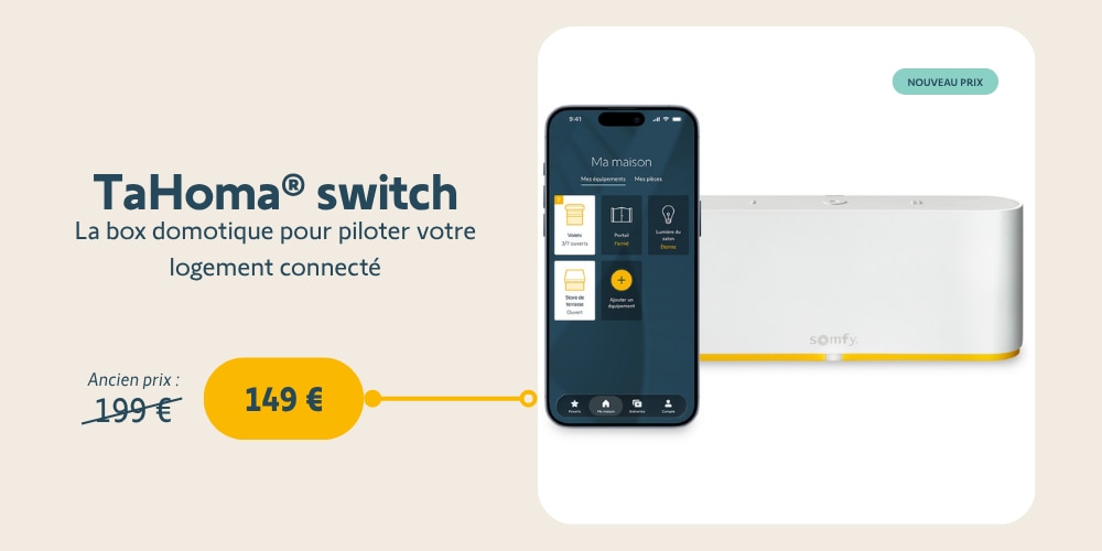 D&eacute;couvrez TaHoma switch la box domotique pour piloter votre logement connect&eacute;