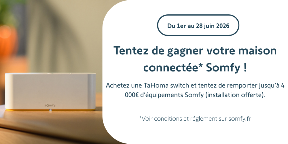 Découvrez TaHoma switch la box domotique pour piloter votre logement connecté
