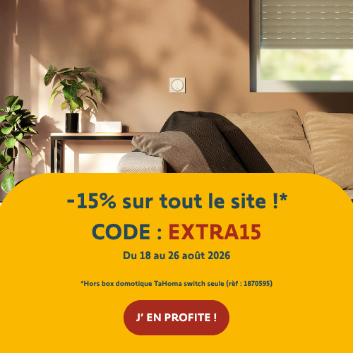 15% de remise sur tout le site !*