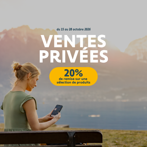 15% de remise sur tout le site !*